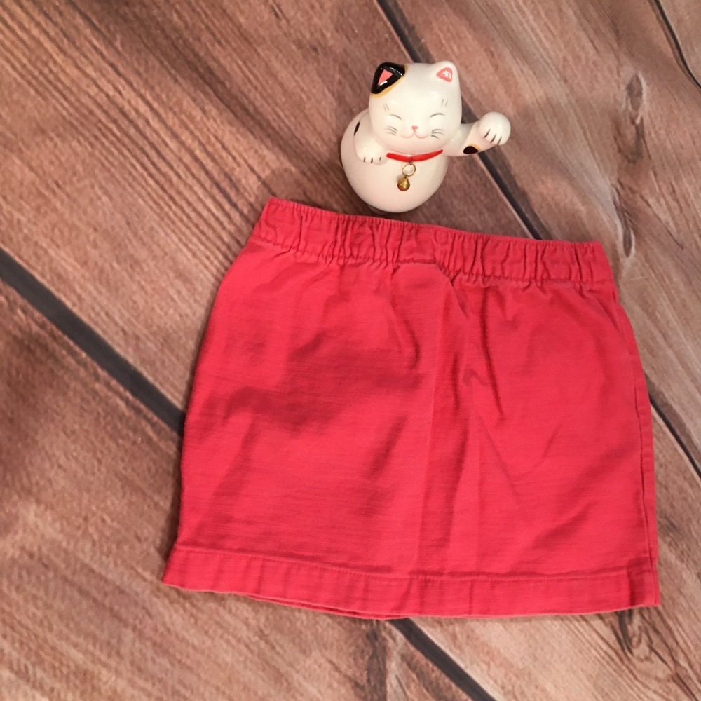 Carter's Pink Button Down Skirt